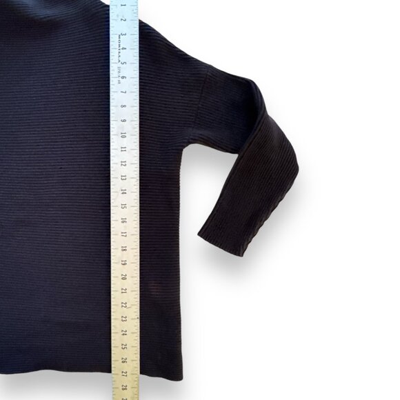 French Connection Mozart Mock Neck Black Sweater EUC Wm Sz Small - Picture 8 of 10